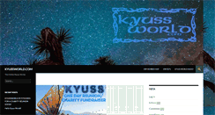 Desktop Screenshot of kyussworld.com